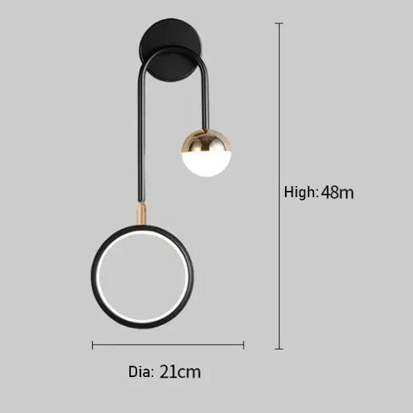 Kinkiet LED Ścienny | Lampa Do Sypialni-Wall Light-Polizatto