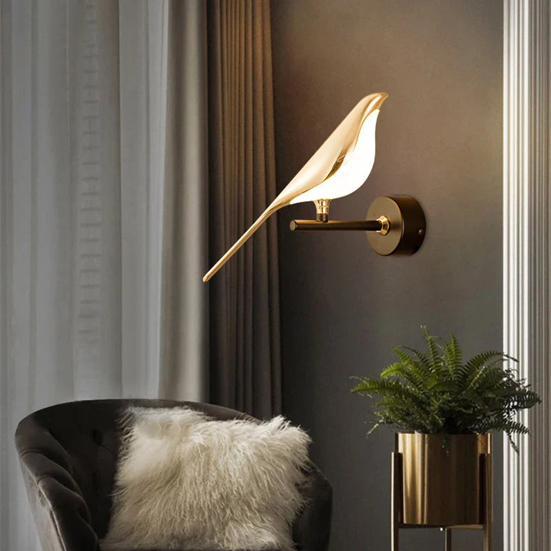 Kinkiet Ścienny Ptak | Lampa Na Ścianę-Wall Light-Polizatto