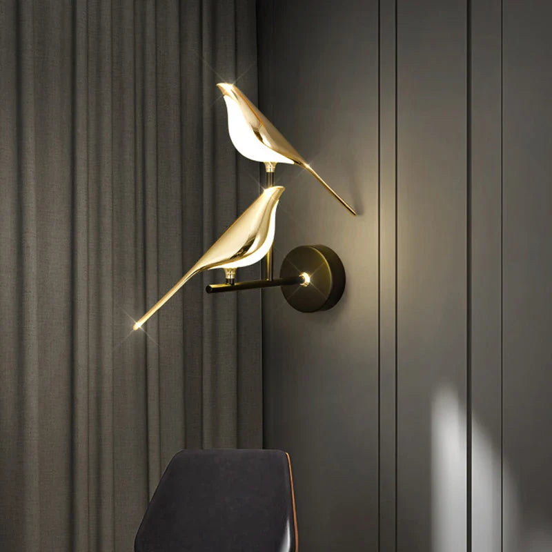 Kinkiet Ścienny Ptak | Lampa Na Ścianę-Wall Light-Polizatto