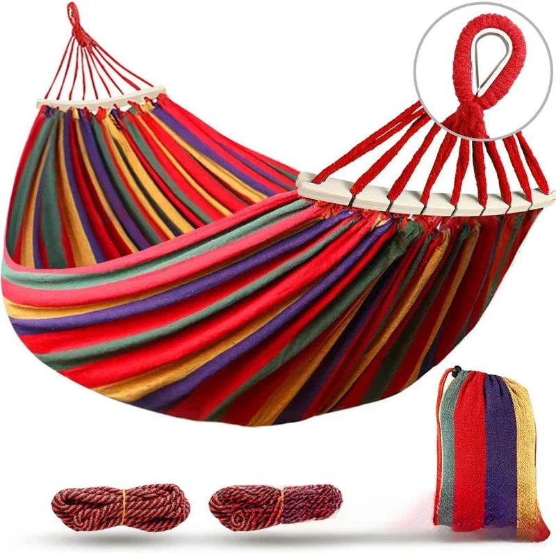 Hamak Zewnętrzny | Podwójny Hamak Ogrodowy-Hammock-Polizatto