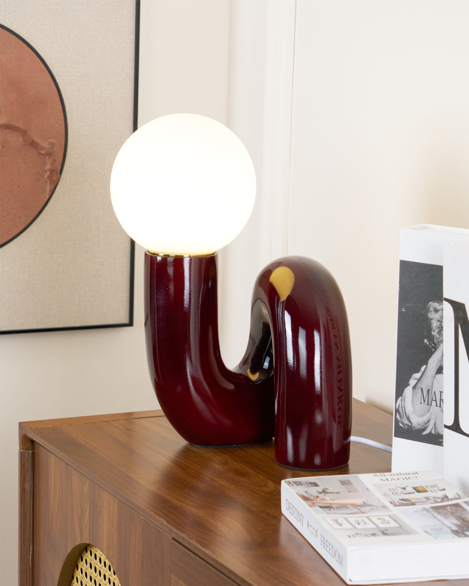 Lampa Stołowa Dekoracyjna | Designerska Lampa-Table Lamp-Polizatto