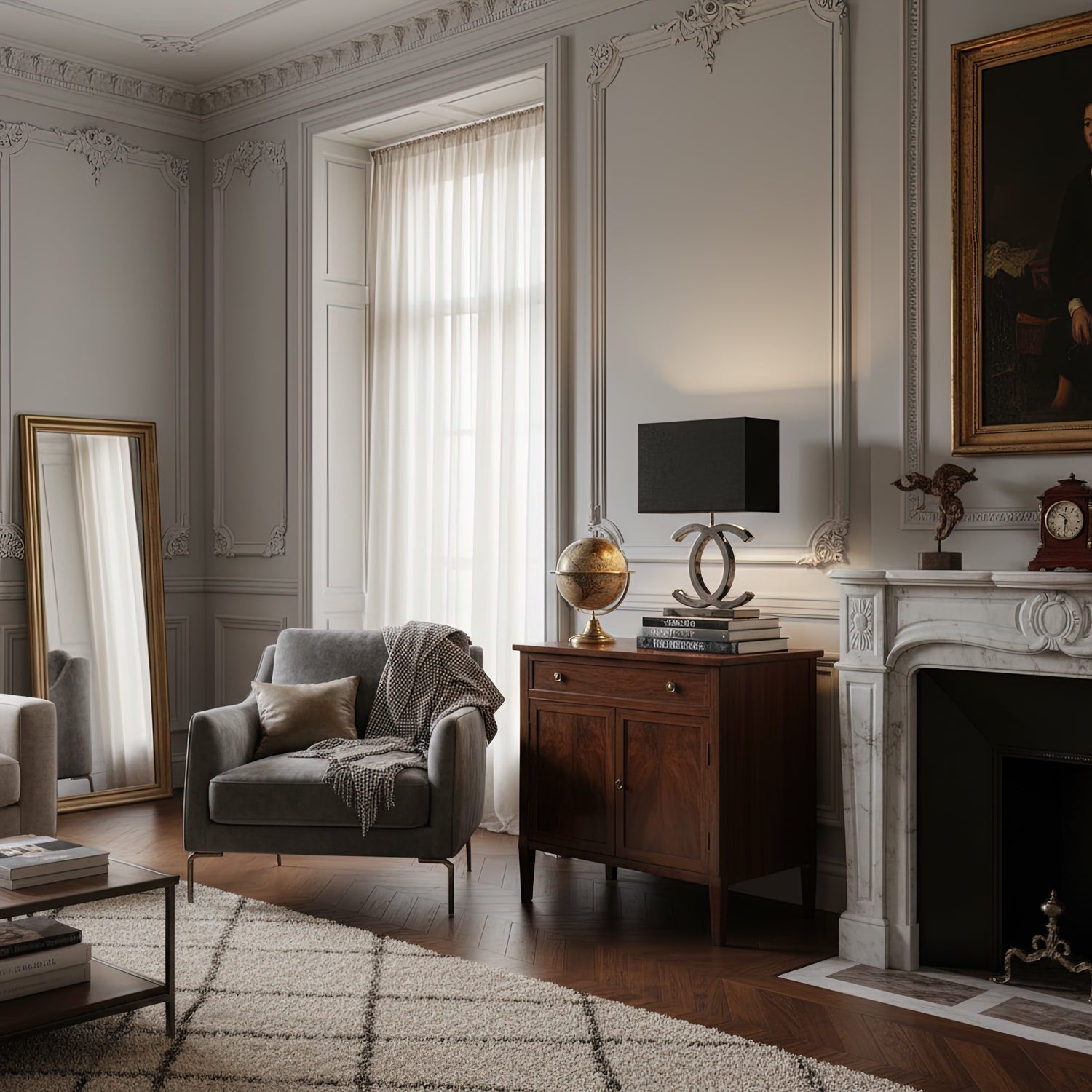 Lampa Stołowa Glamour | Nowoczesna Lampa Do Salonu-Table Lamp-Polizatto