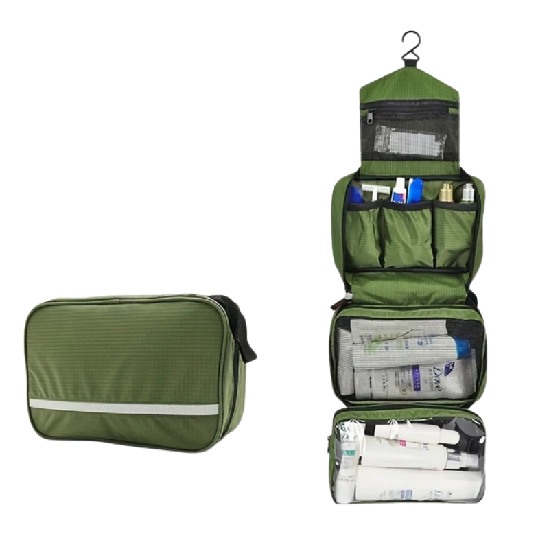 Kompaktowa Kosmetyczka | Wisząca Kosmetyczka-Toiletry Bag-Polizatto