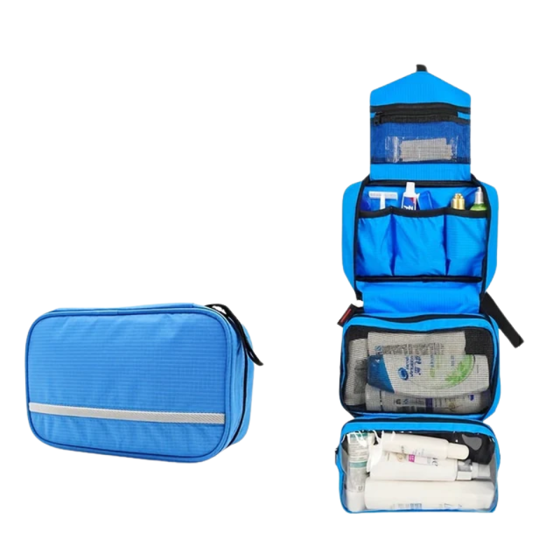 Kompaktowa Kosmetyczka | Wisząca Kosmetyczka-Toiletry Bag-Polizatto