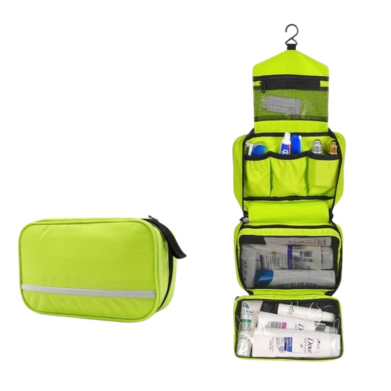 Kompaktowa Kosmetyczka | Wisząca Kosmetyczka-Toiletry Bag-Polizatto