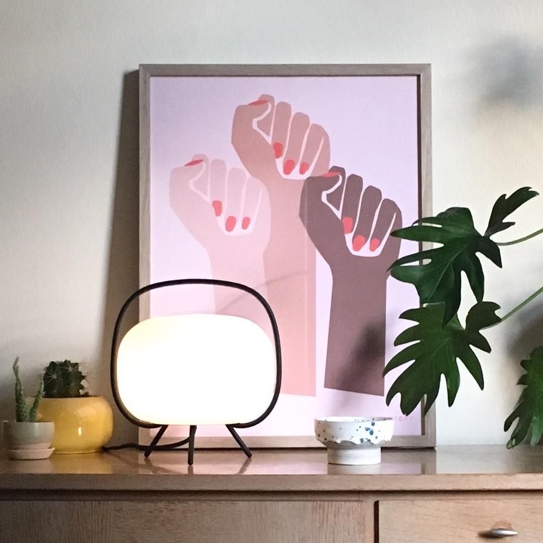 Lampa Stołowa Przenośna | Lampka Nocna Nowoczesna-Table Lamp-Polizatto