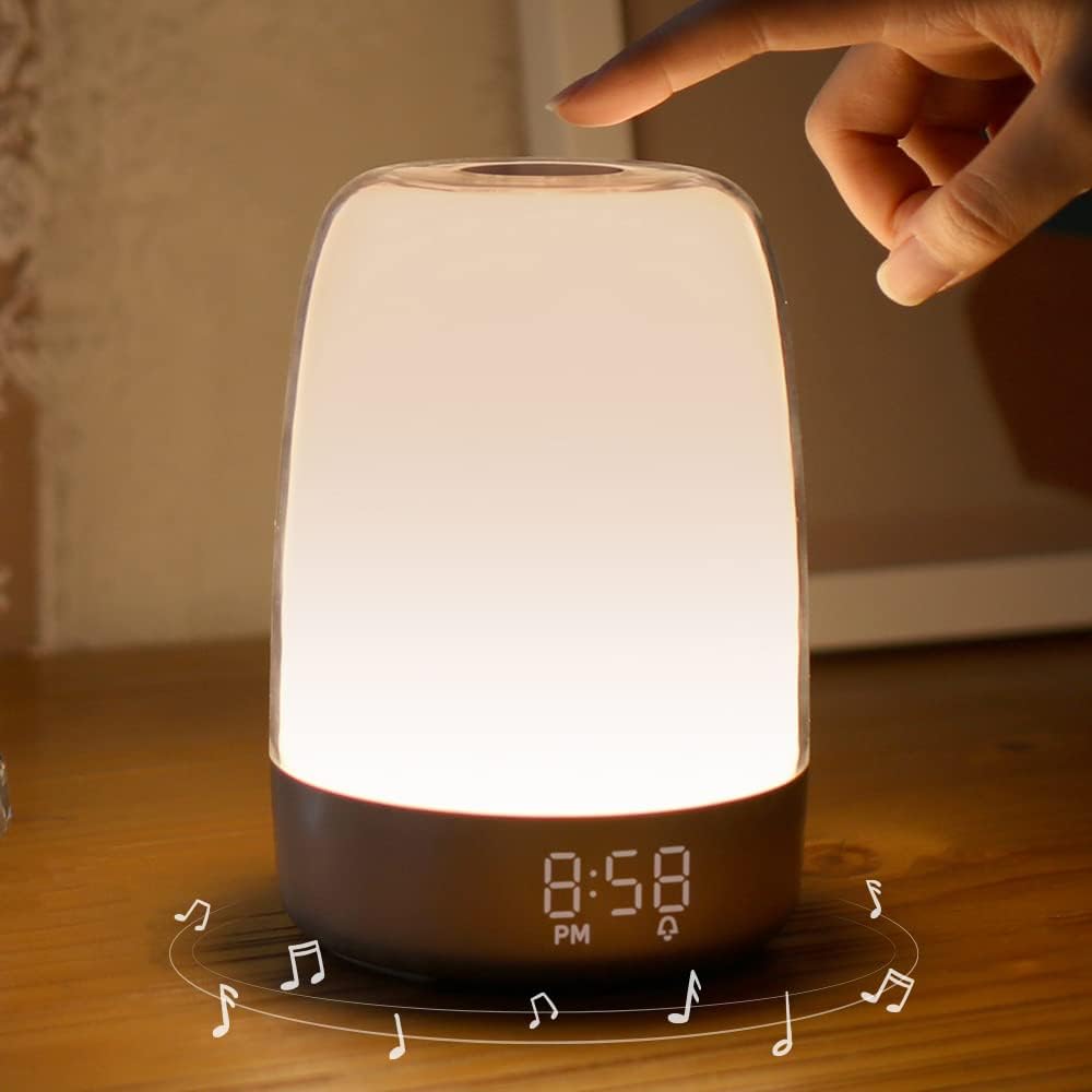 Budzik Świetlny | Lampka Nocna Z Zegarem-Wake-Up Light-Polizatto