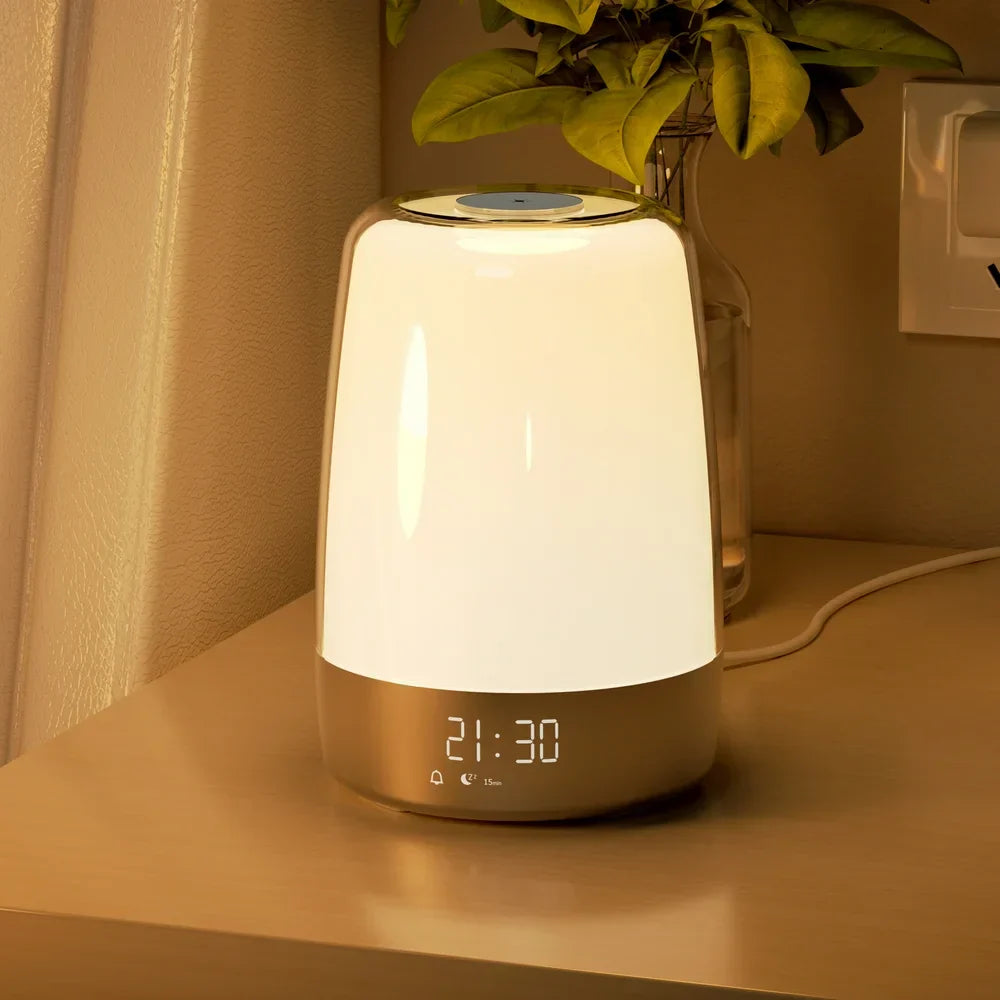 Budzik Świetlny | Lampka Nocna Z Zegarem-Wake-Up Light-Polizatto