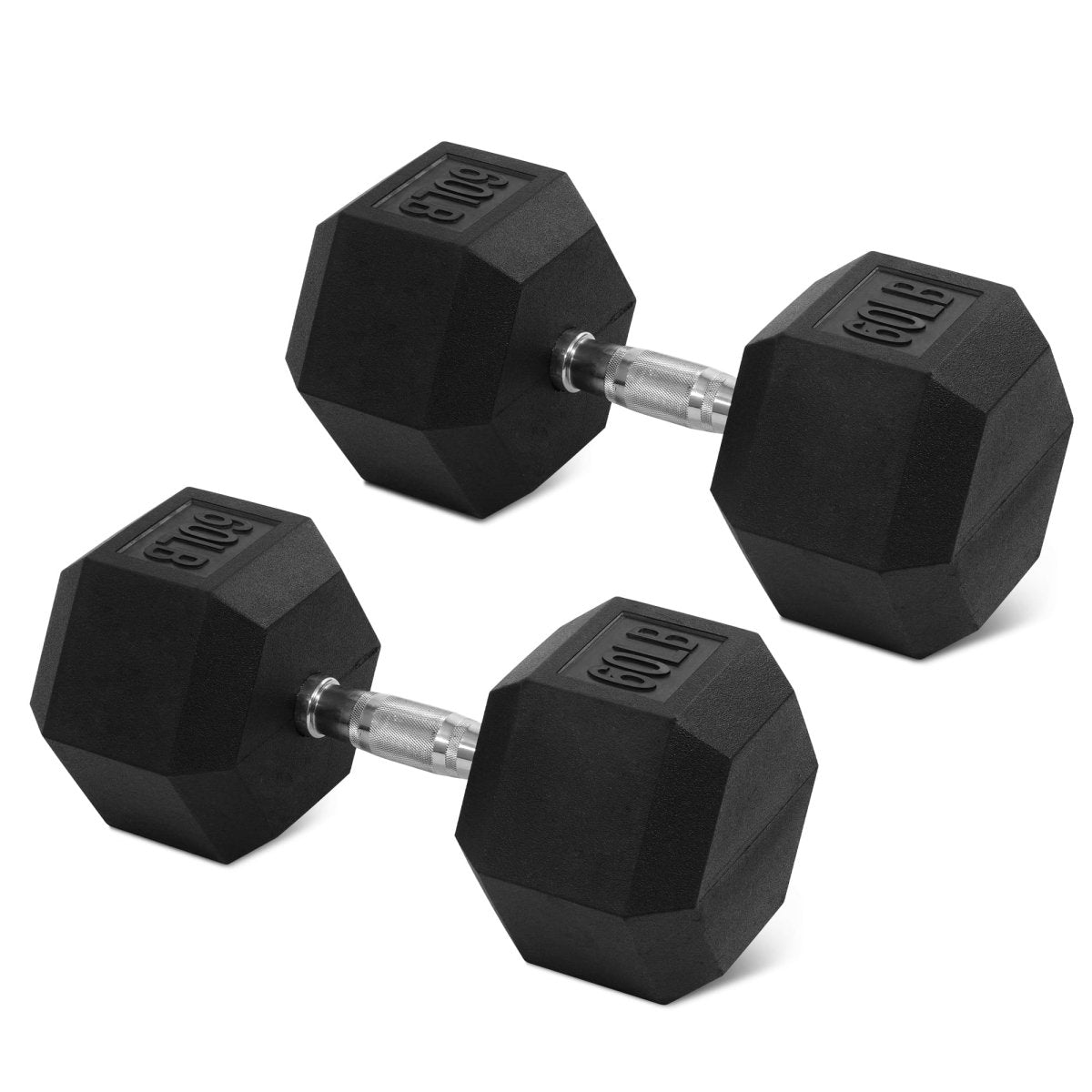 BalanceFrom Rubber Encased Hex Dumbbell Single