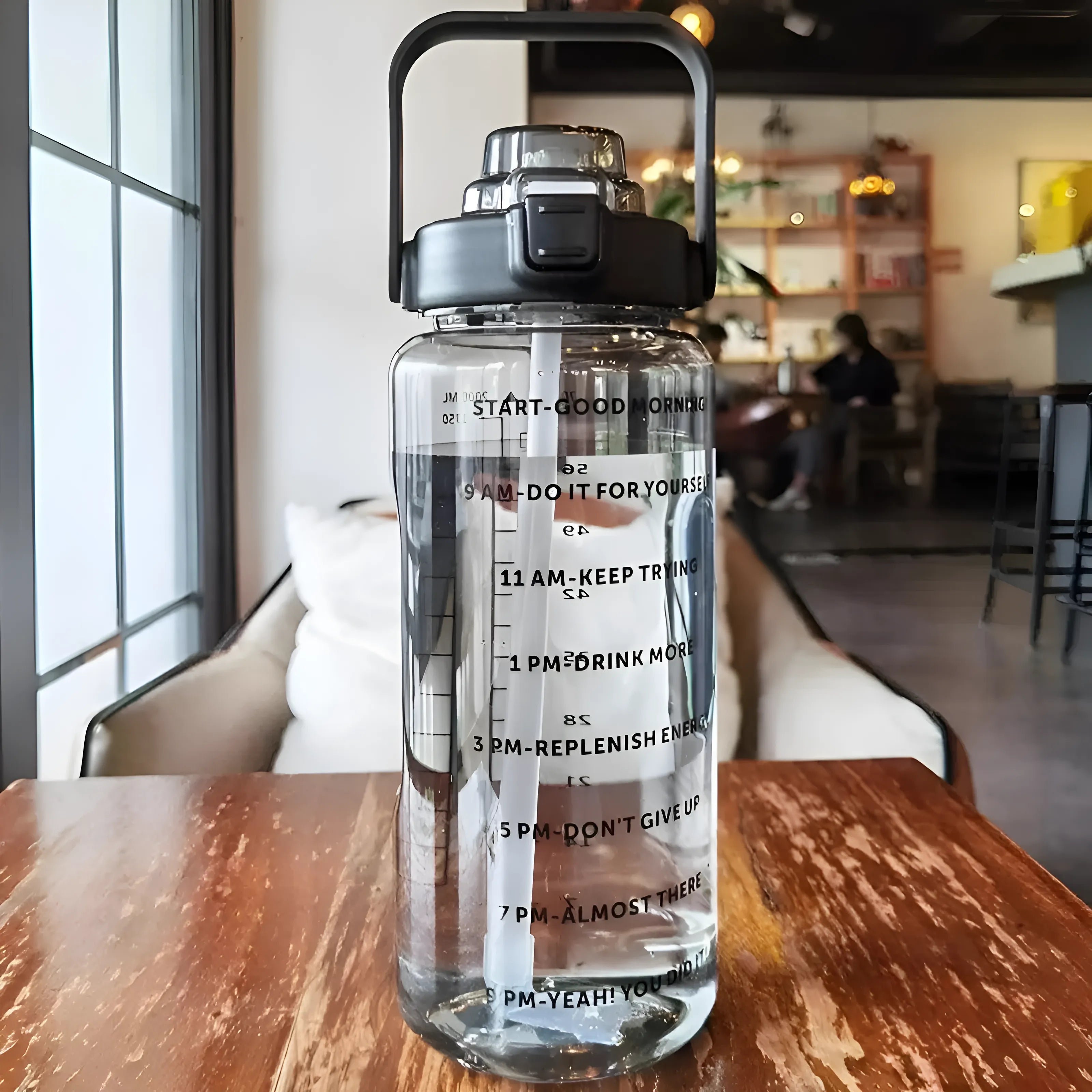 Bidon Na Wodę | Butelka Motywacyjna-Water Bottle-Polizatto