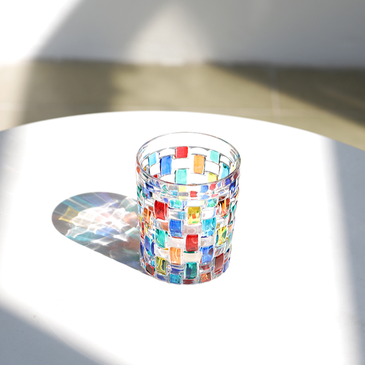 Kolorowe Szklanki Do Napojów | Zestaw Szklanek Whisky-Tumbler-Polizatto