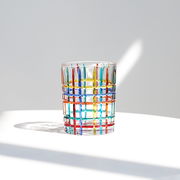 Kolorowe Szklanki Do Napojów | Zestaw Szklanek Whisky-Tumbler-Polizatto