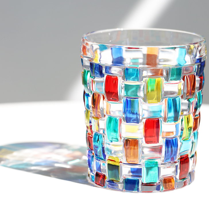 Kolorowe Szklanki Do Napojów | Zestaw Szklanek Whisky-Tumbler-Polizatto