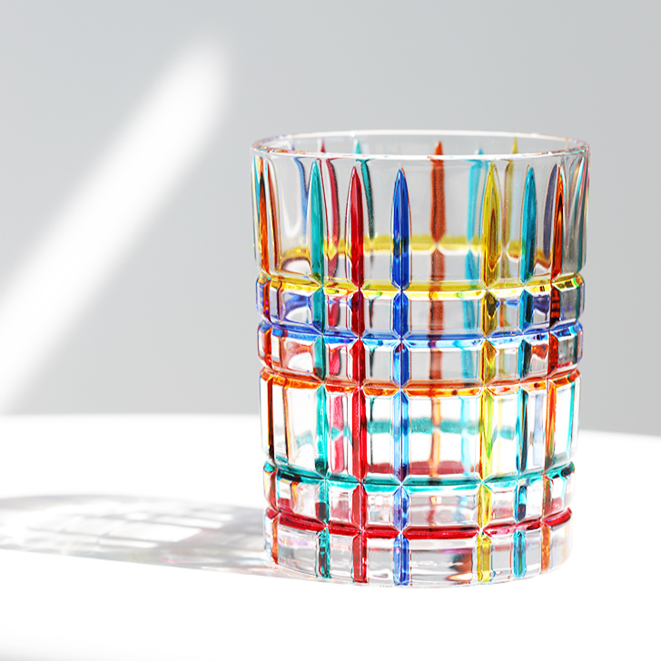Kolorowe Szklanki Do Napojów | Zestaw Szklanek Whisky-Tumbler-Polizatto