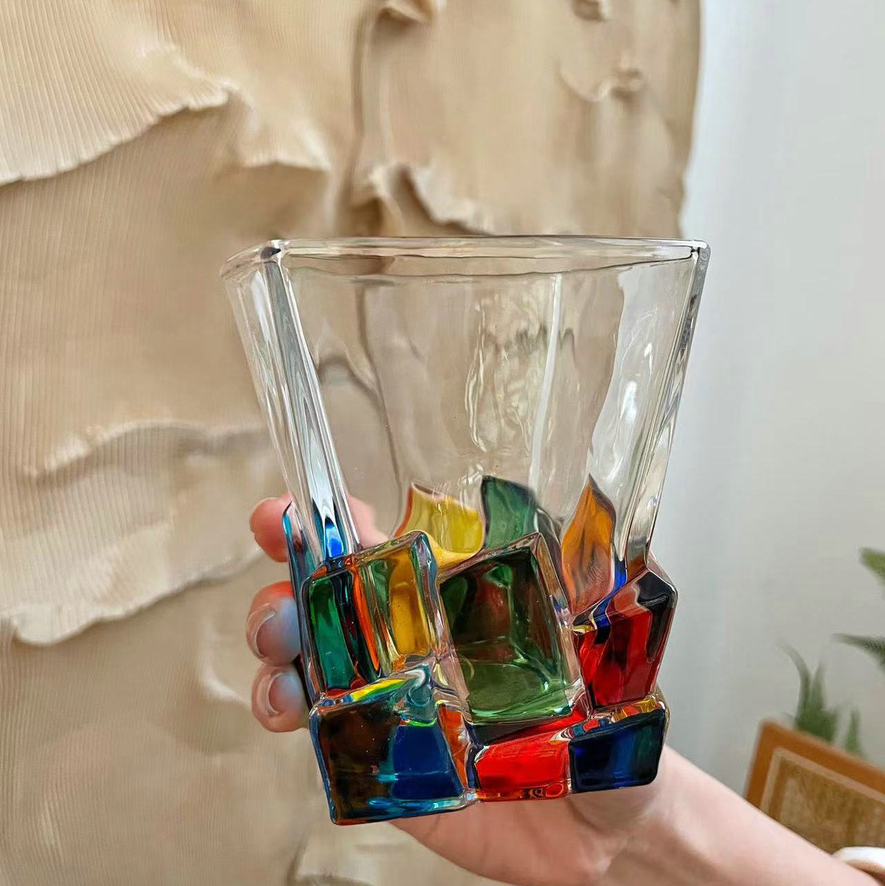 Kolorowe Szklanki Do Napojów | Zestaw Szklanek Whisky-Tumbler-Polizatto