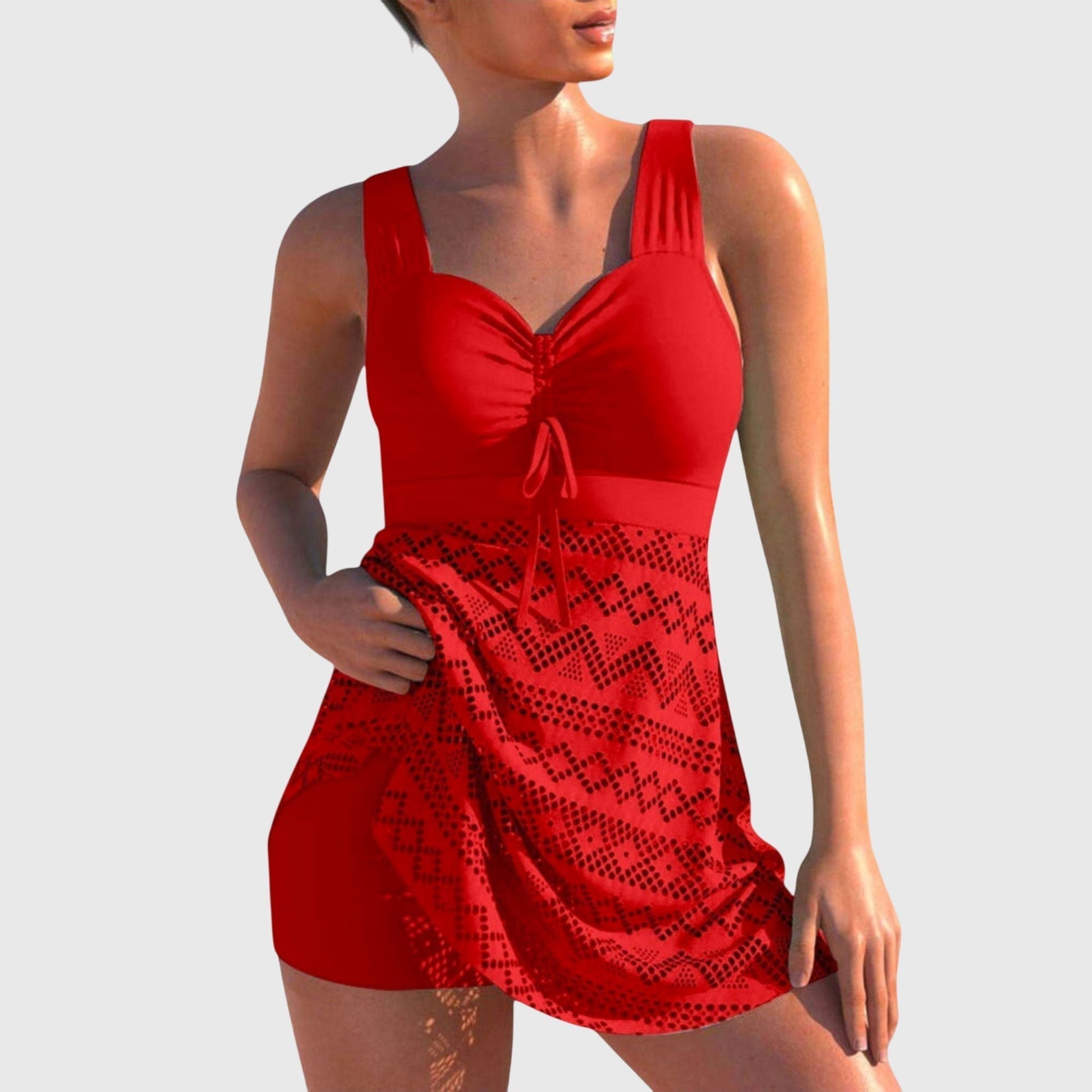 Sukienka Kąpielowa | Wygodny Strój Plażowy-Women Swimsuit-Polizatto