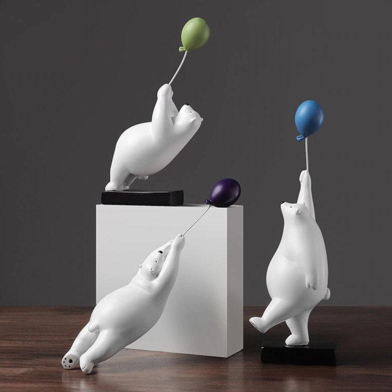 Figurka Miś | Ozdoba Do Domu-Figurine-Polizatto