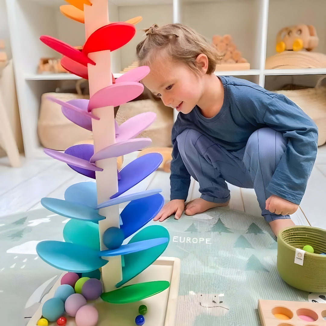 Kulodrom Drewniany | Montessori Zabawka-Toy-Polizatto