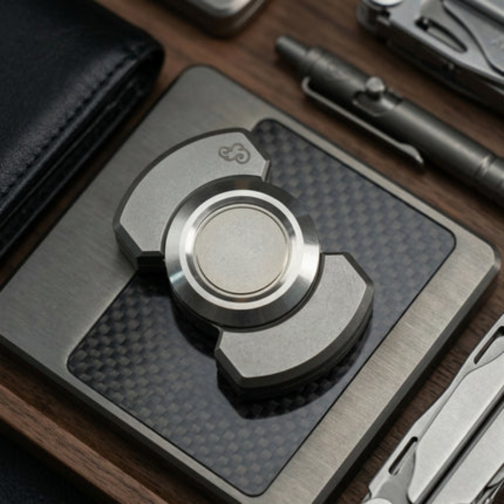 Metalowy Spinner Magnetyczny EDC Antystresowy do Dłoni | Spinvero
