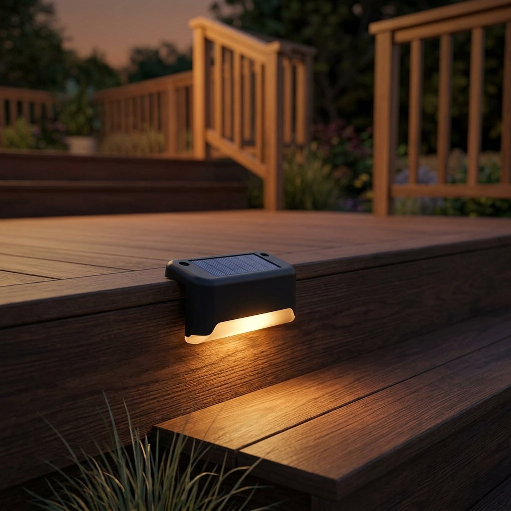 Lampy ścienne LED solarne z odporną na pogodę konstrukcją i automatycznym czujnikiem | Stylador