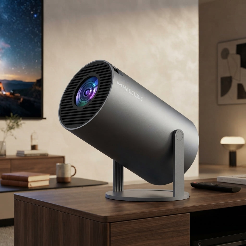 Inteligentny Projektor Android 11 Z Obsługą 4K Ekranem LCD WiFi 6 I Bluetooth | Krakowskia