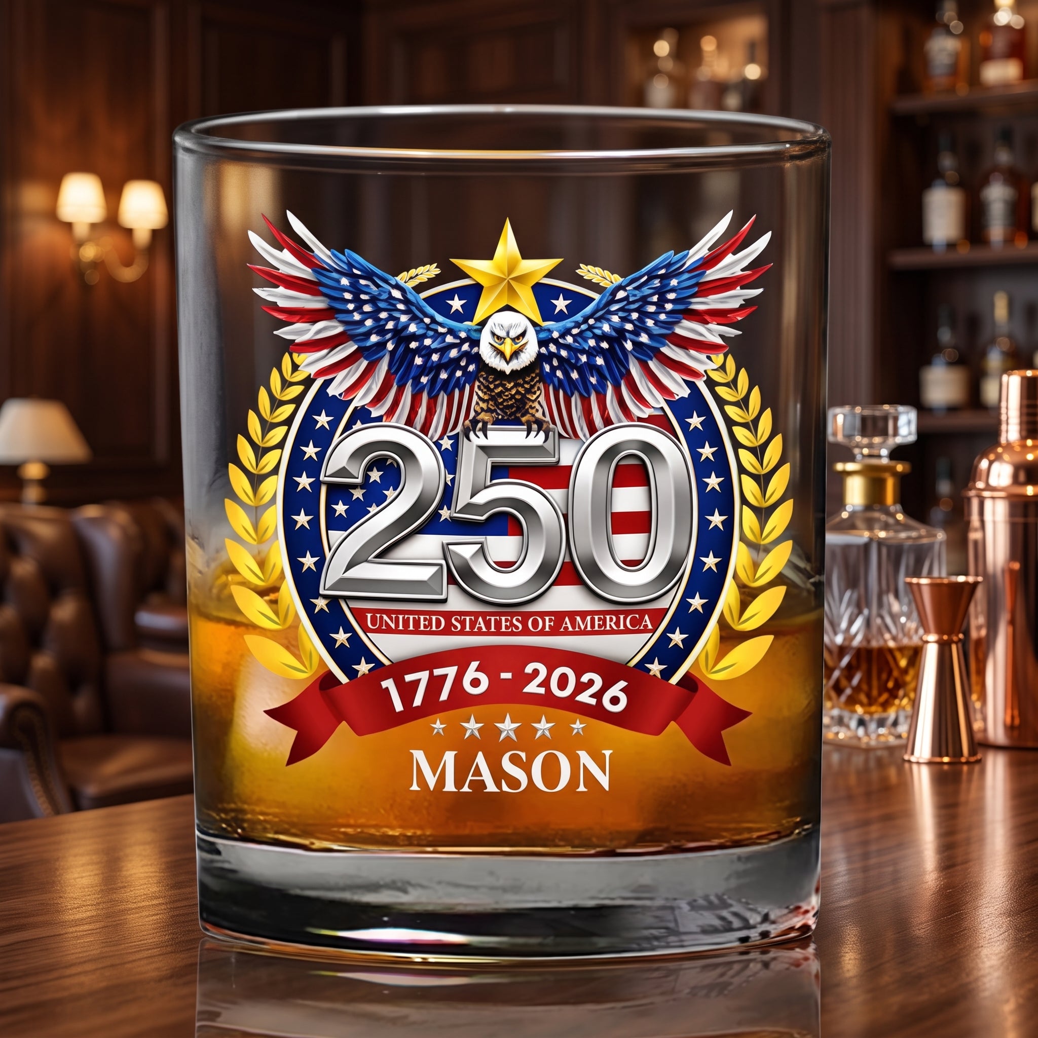 Szklanka do Whiskey z Orłem | PatriotGlass