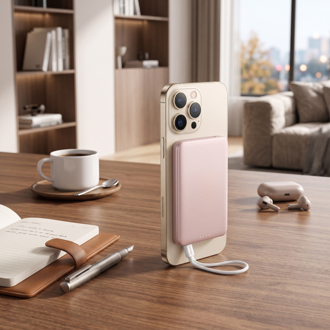 Magnetyczny Powerbank Bezprzewodowy | EnergoMax