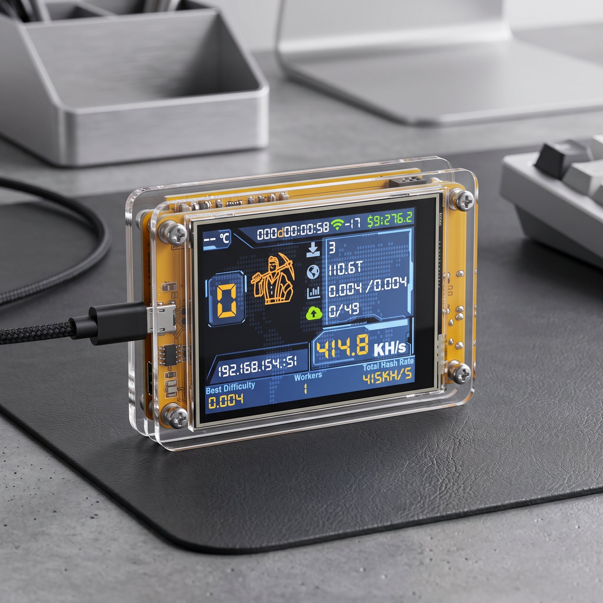 Moduł NerdMiner ESP32 Z Wyświetlaczem 2.8 Cala | Kryptonik