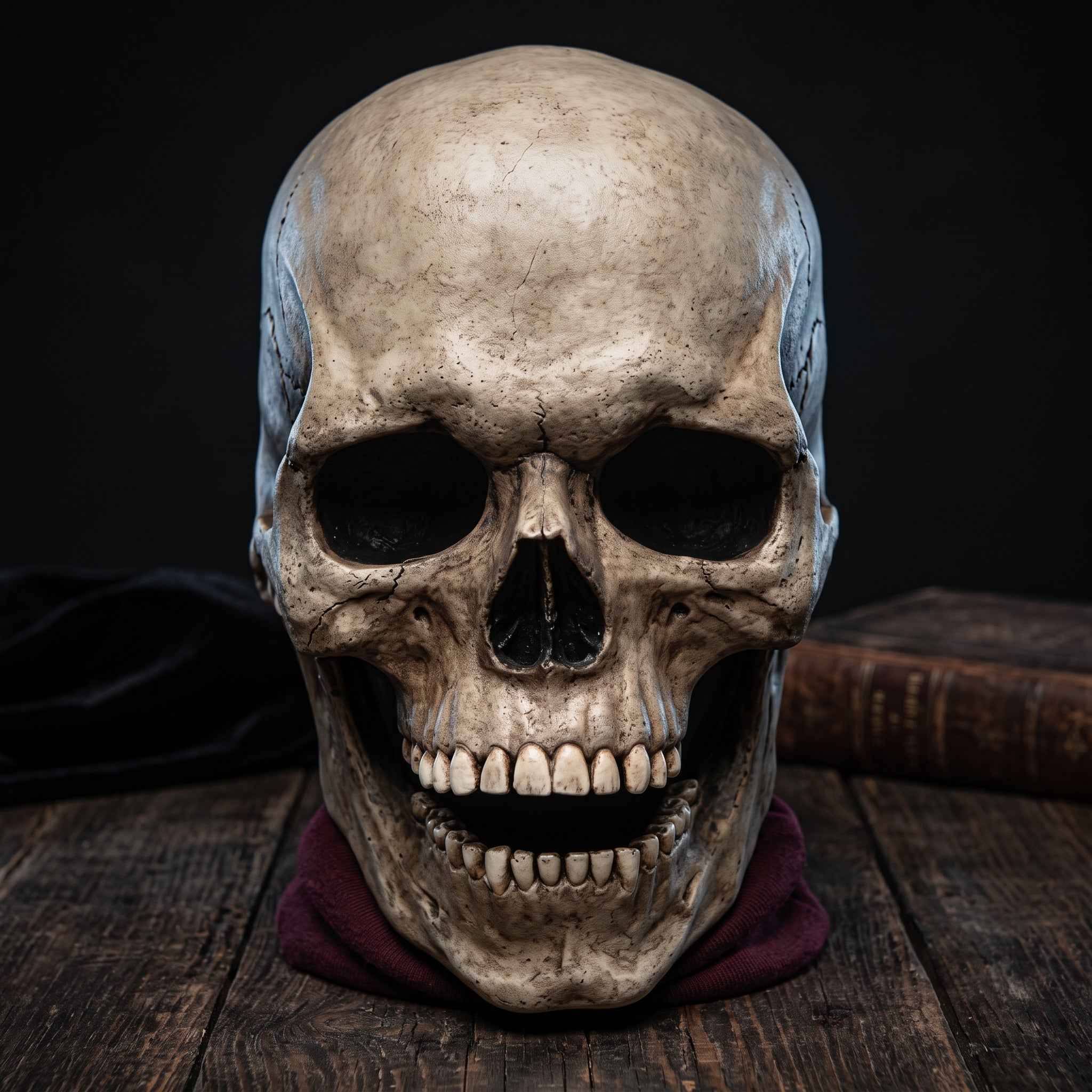 Maska Czaszki z Ruchomą Szczęką na Halloween | Kościomrok
