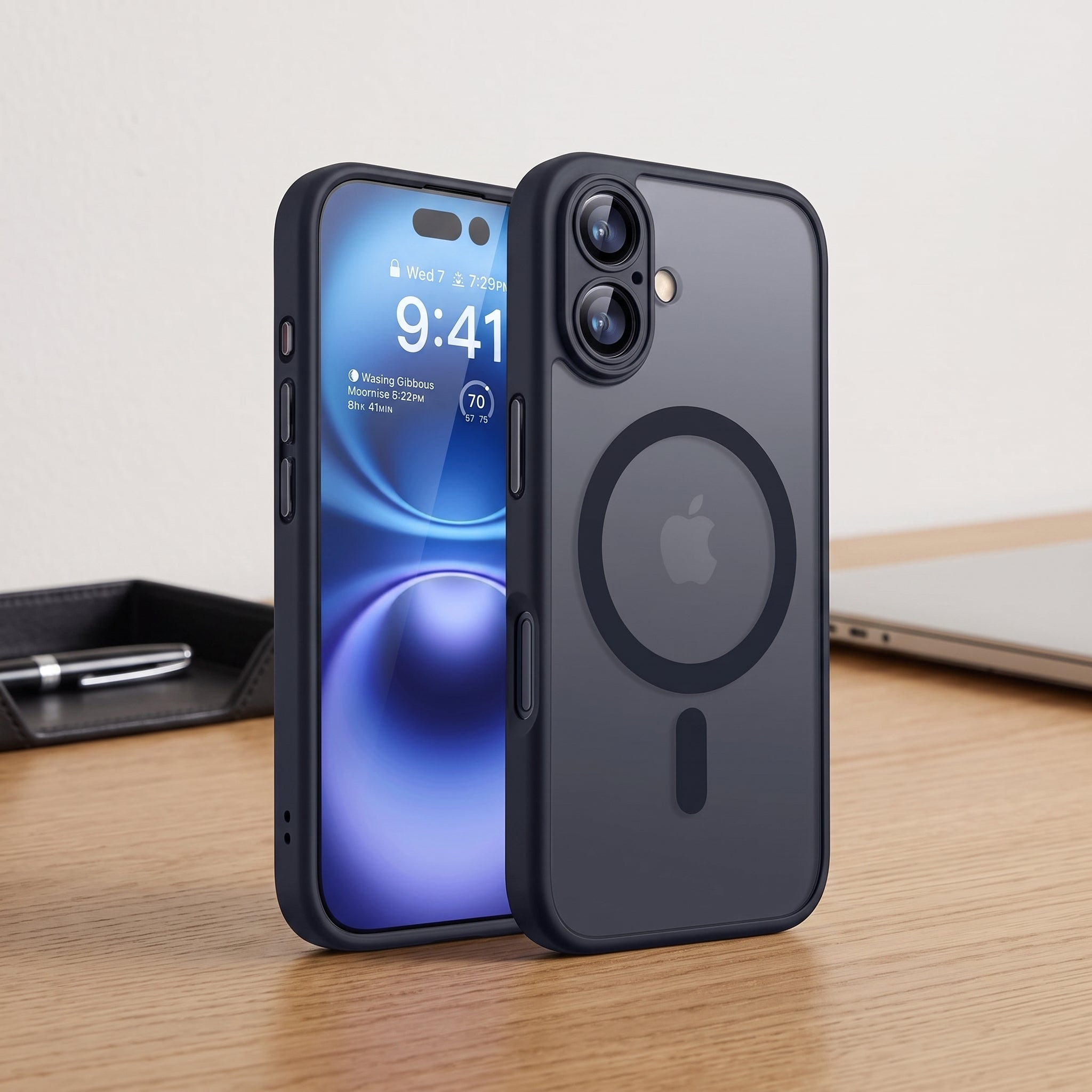 Magnetyczne Matowe Etui Ochronne z MagSafe dla iPhone | Magfino