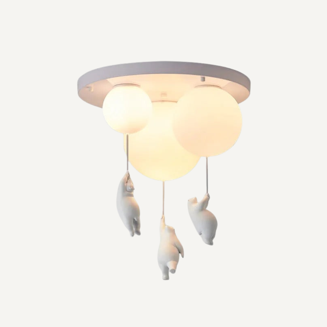 Lampa wisząca Miś Balon z dekoracyjnym designem | Mazorad