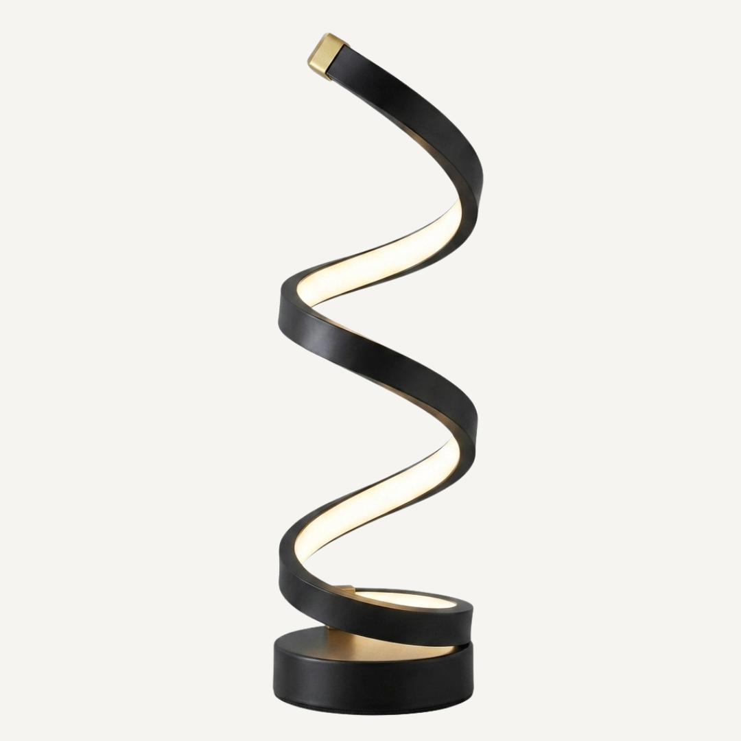 Lampa Stołowa | Spiralna Forma Pionowa