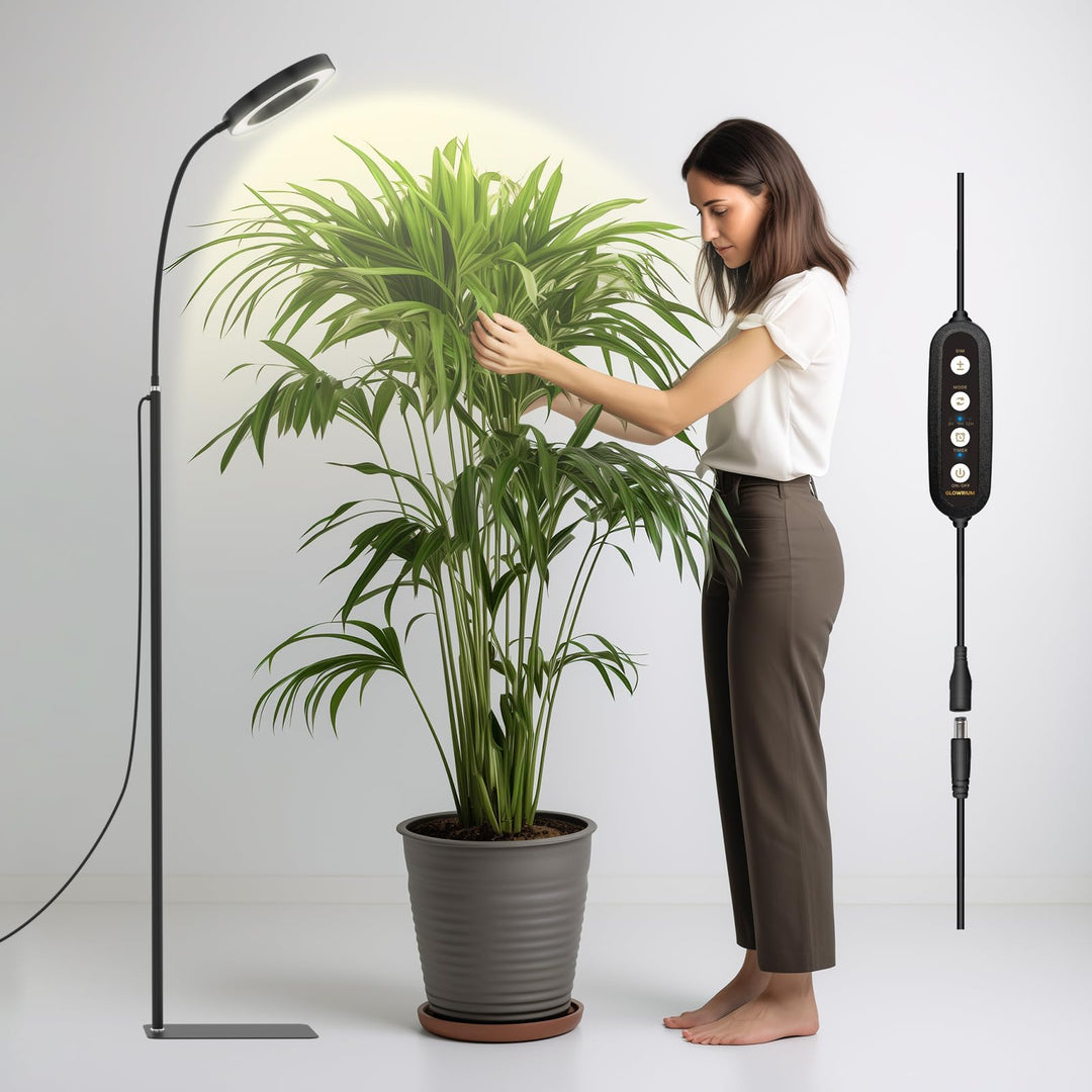 Glowrium 20W LED Lampa do Roślin z Timerem i Regulacją Wysokości | Dekorad