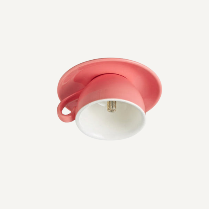 Nowoczesna Ceramiczna Lampa Sufitowa Filiżanka Kawy | Ceramica