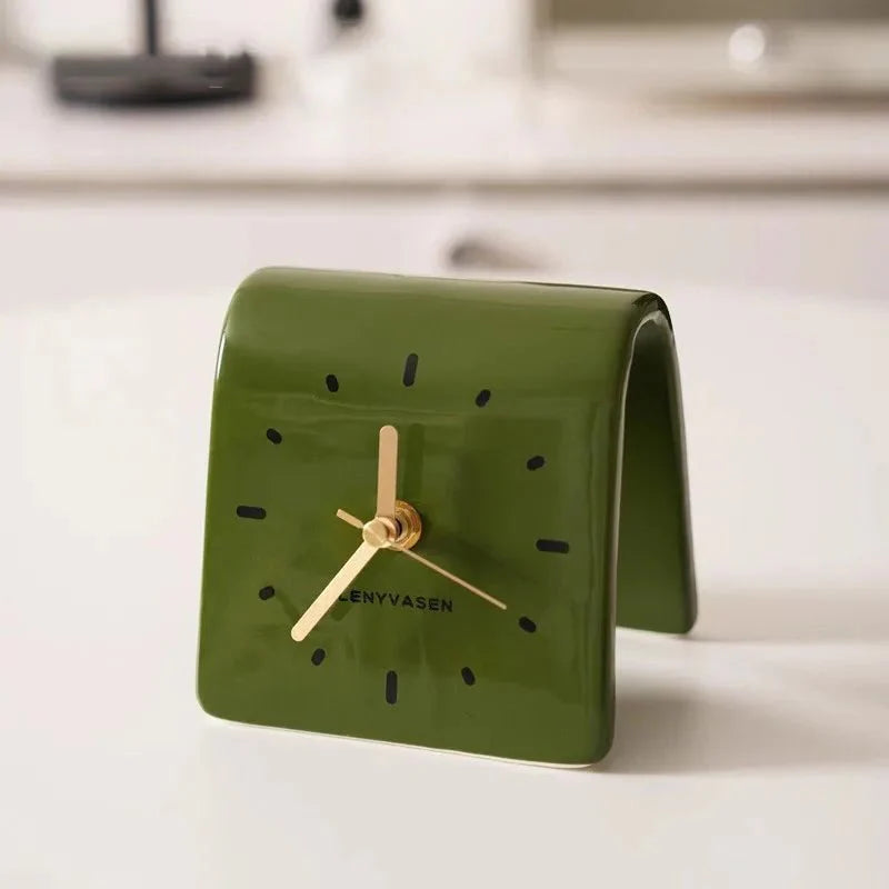 Zegar Biurkowy | Budzik Analogowy-Desk Clock-Polizatto