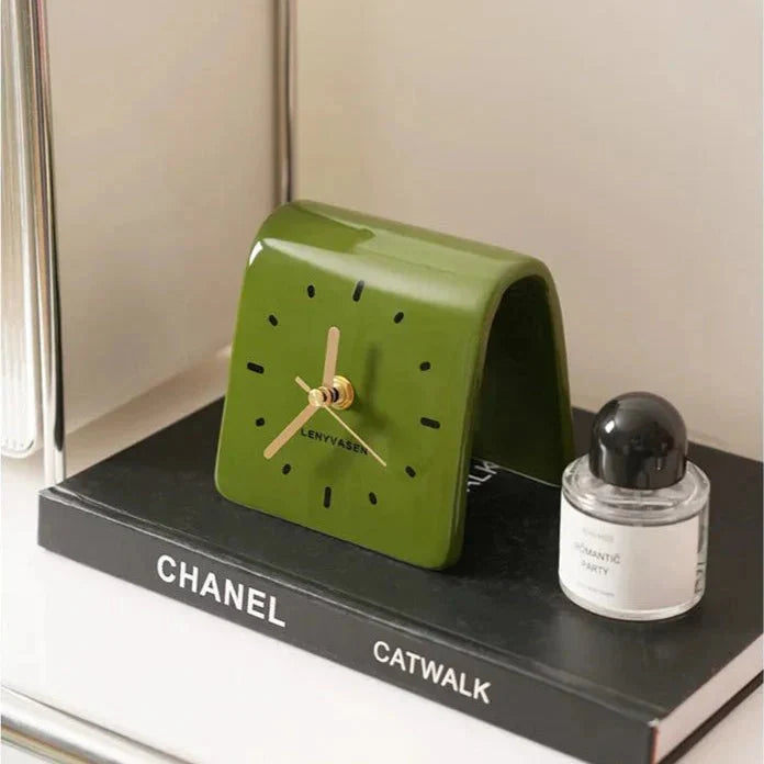 Zegar Biurkowy | Budzik Analogowy-Desk Clock-Polizatto