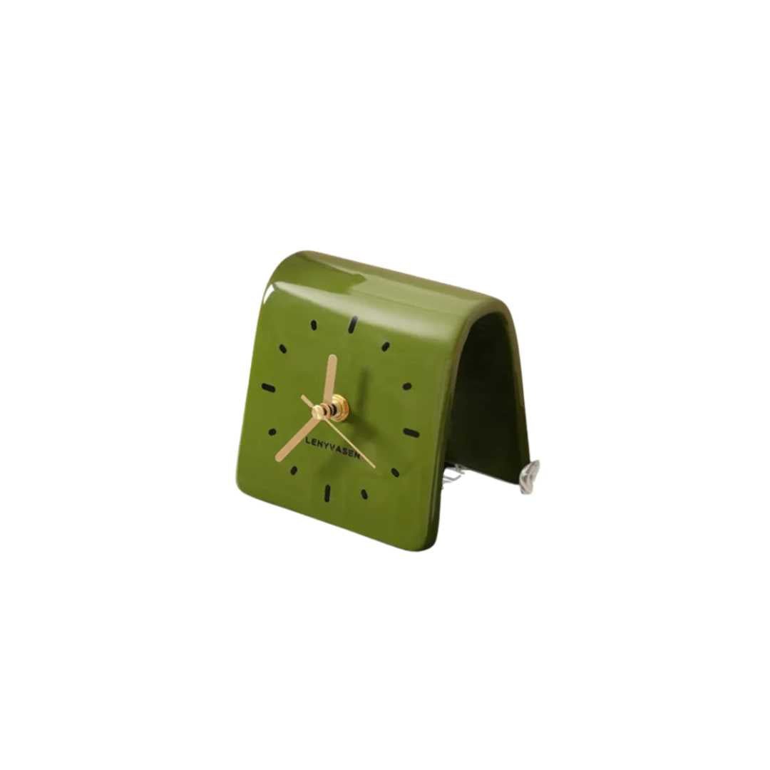 Zegar Biurkowy | Budzik Analogowy-Desk Clock-Polizatto