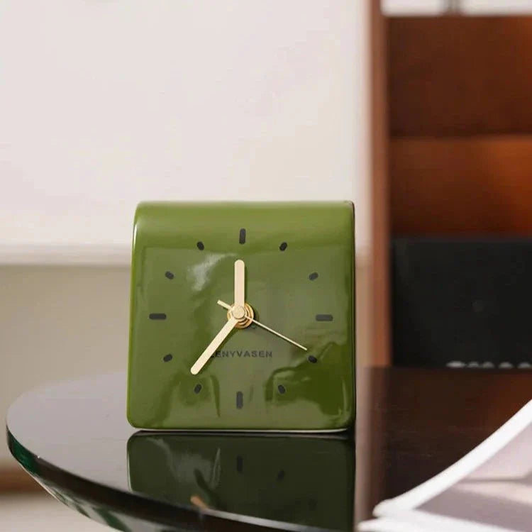 Zegar Biurkowy | Budzik Analogowy-Desk Clock-Polizatto