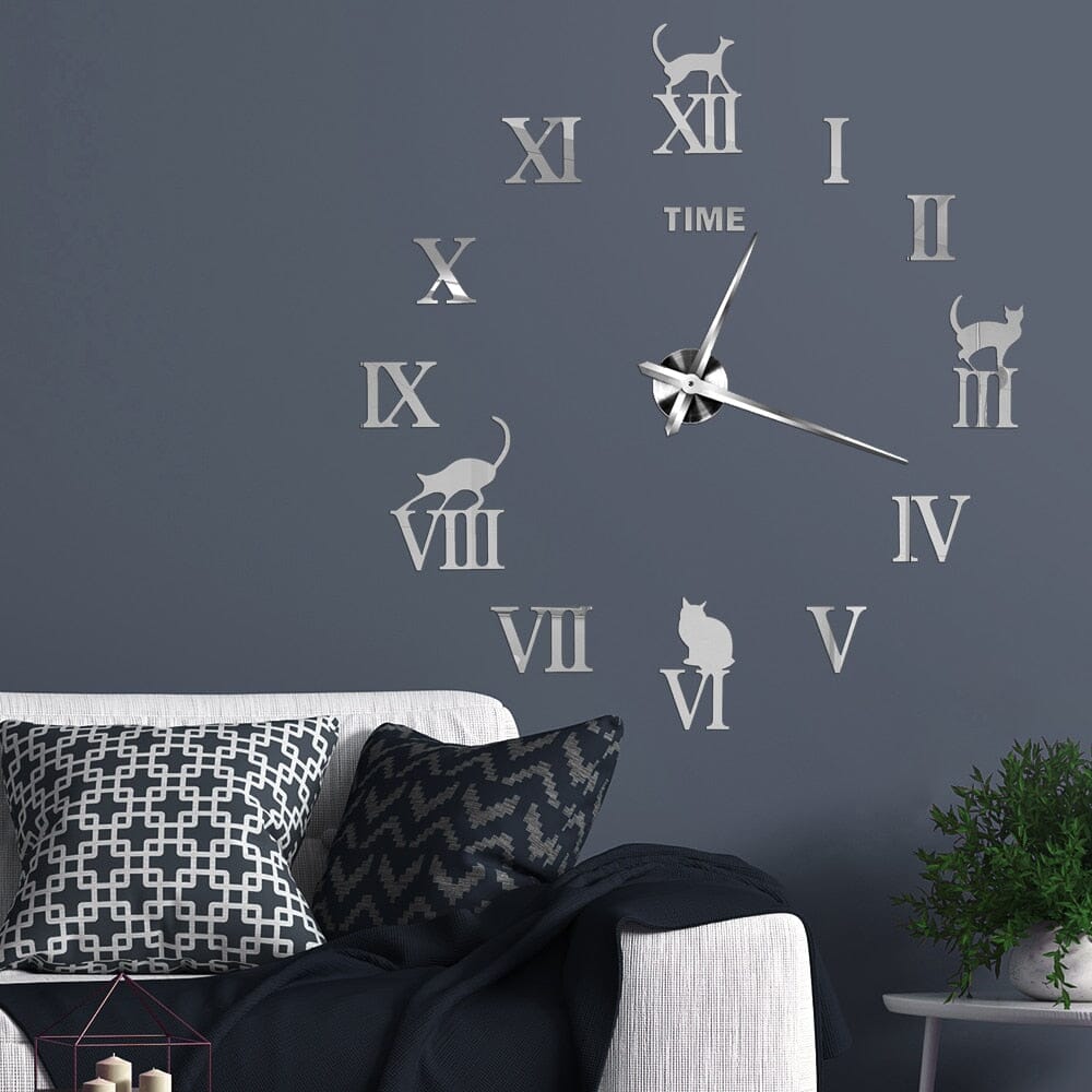 Duży Zegar Na Ścianę | Dekoracja Ścienna-Wall Clock-Polizatto