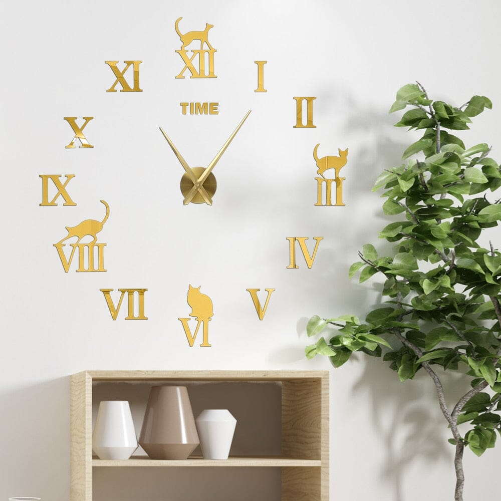 Duży Zegar Na Ścianę | Dekoracja Ścienna-Wall Clock-Polizatto