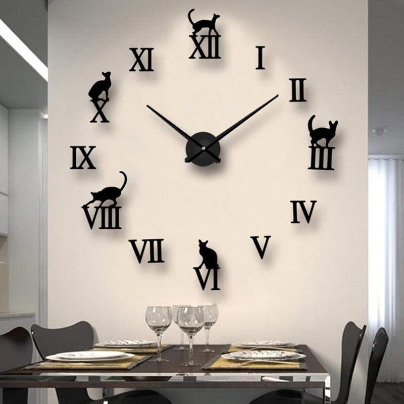 Duży Zegar Na Ścianę | Dekoracja Ścienna-Wall Clock-Polizatto