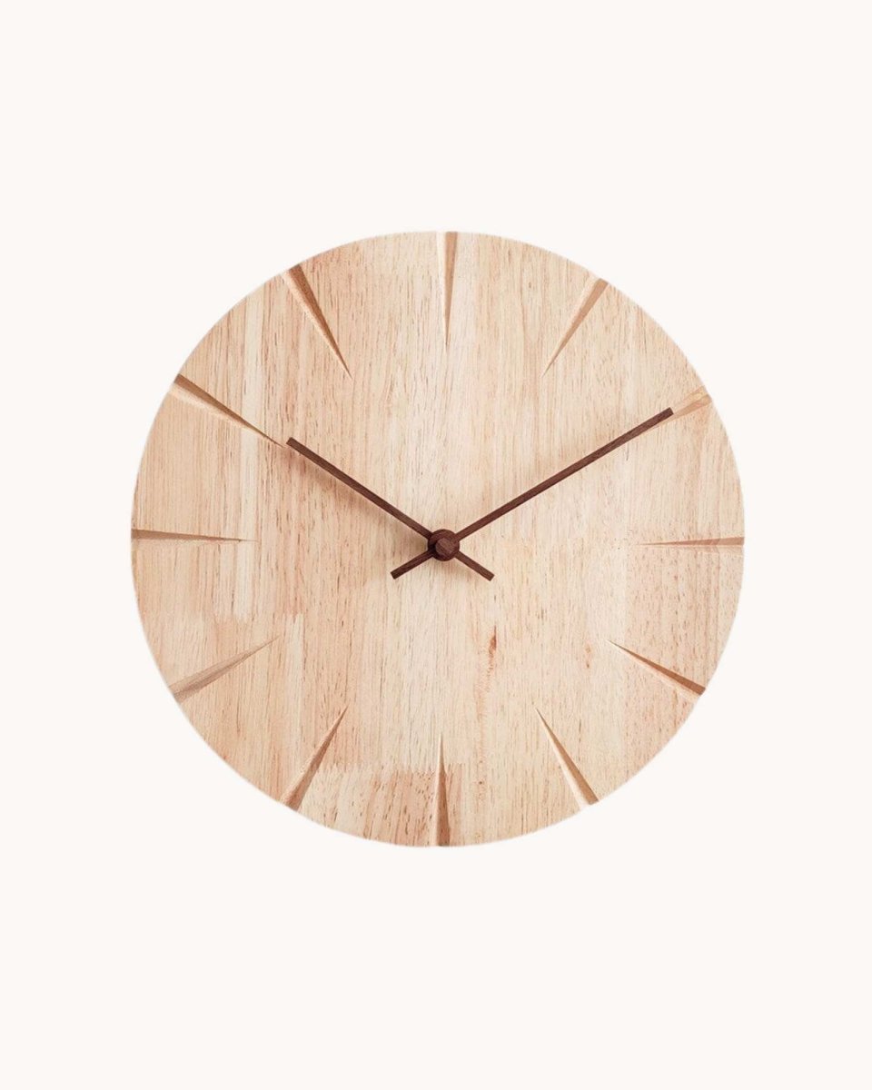 Drewniany Zegar Ścienny | Nowoczesny Zegar Ścienny-Wall Clock-Polizatto