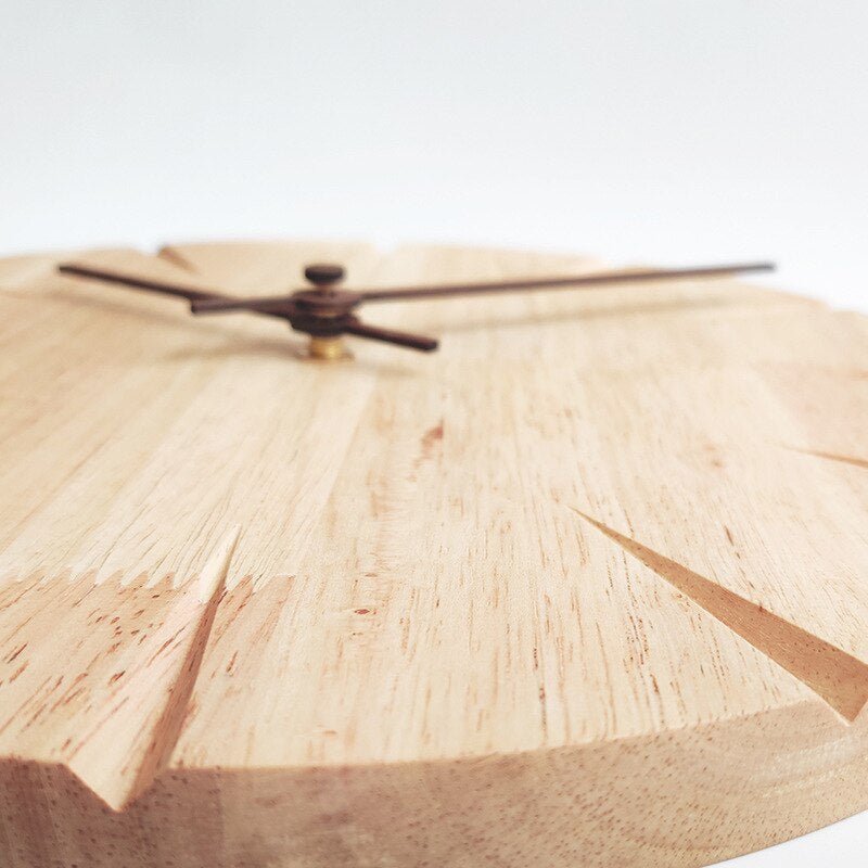 Drewniany Zegar Ścienny | Nowoczesny Zegar Ścienny-Wall Clock-Polizatto