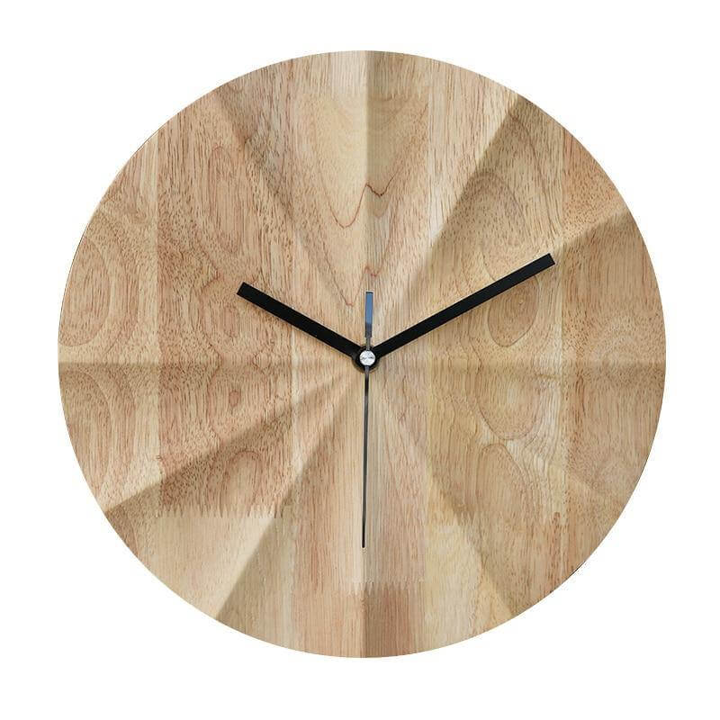 Minimalistyczny Zegar Ścienny | Drewniany Zegar Ścienny-Wall Clock-Polizatto