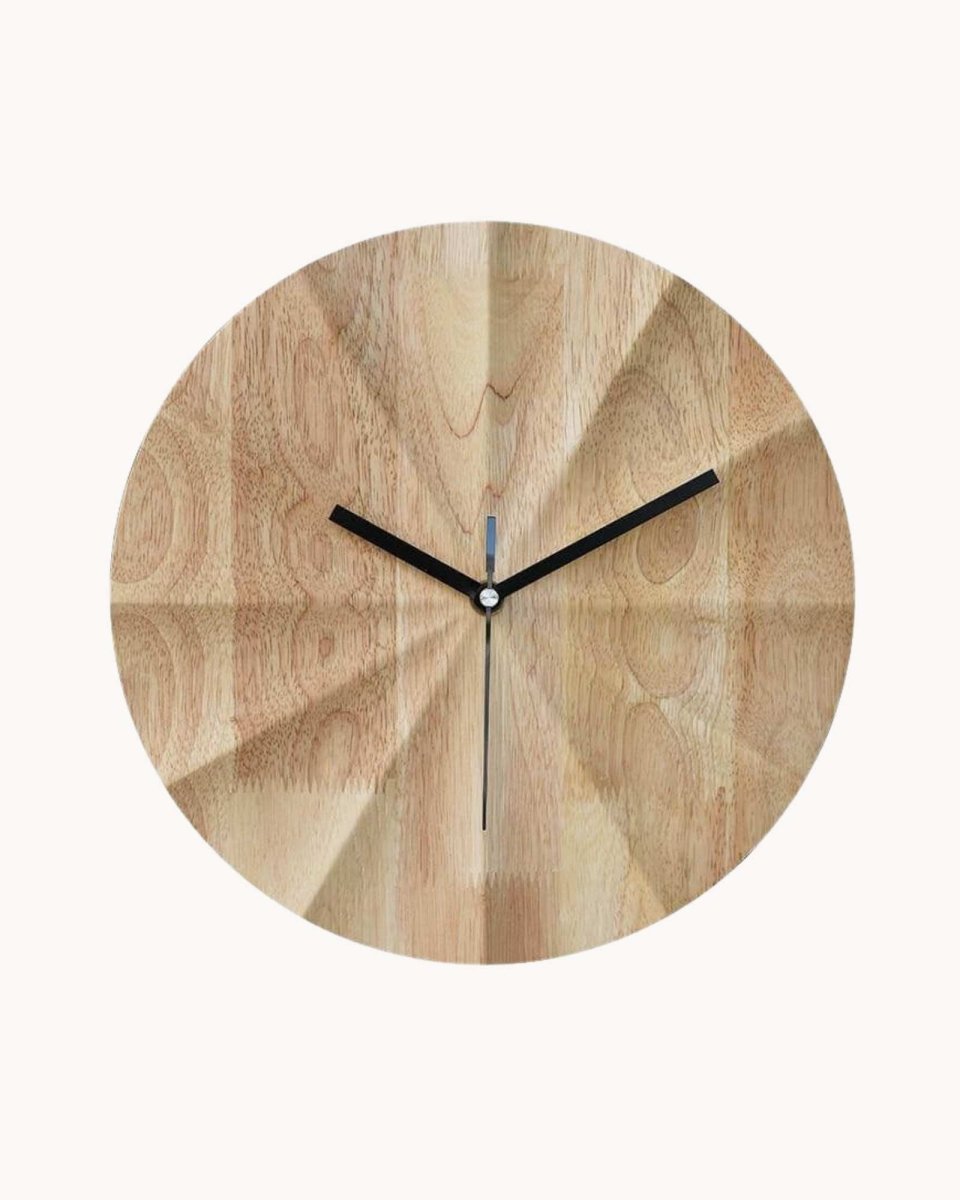Minimalistyczny Zegar Ścienny | Drewniany Zegar Ścienny-Wall Clock-Polizatto