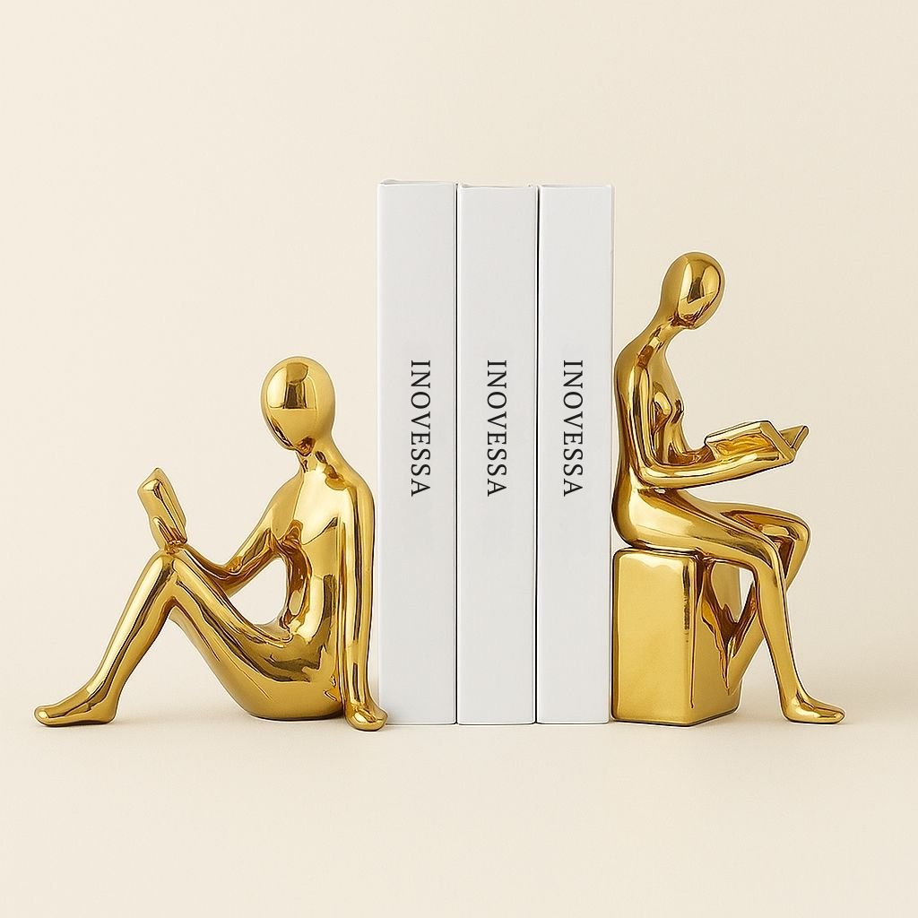 Podpórki Do Książek | Stojak Na Książki-Bookend-Polizatto