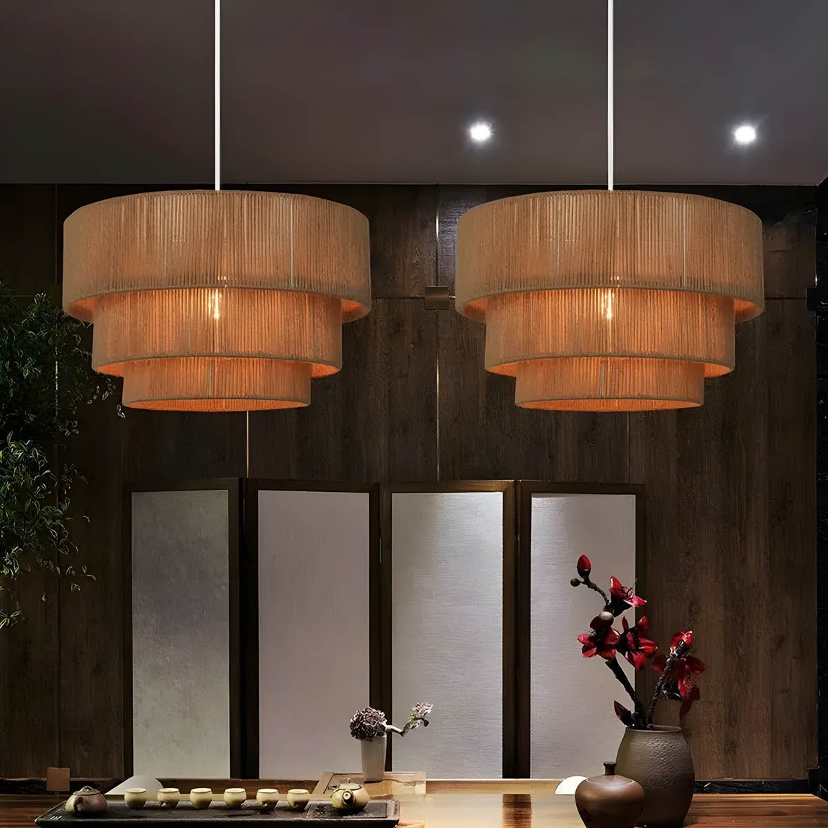 Lampa Wisząca | Żyrandol Warstwowy-Ceiling Light-Polizatto