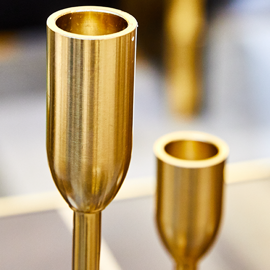 Zestaw Świeczników Na Stół | Złote Świeczniki Nowoczesne-Candle Holder-Polizatto