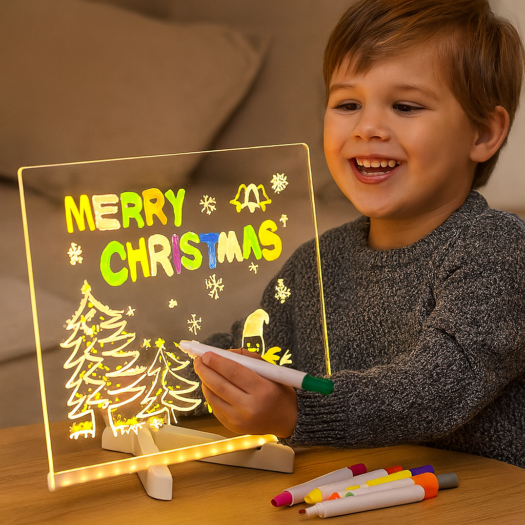 Tablica Led Do Rysowania | Tablica Dla Dzieci-Drawing Tablet-Polizatto