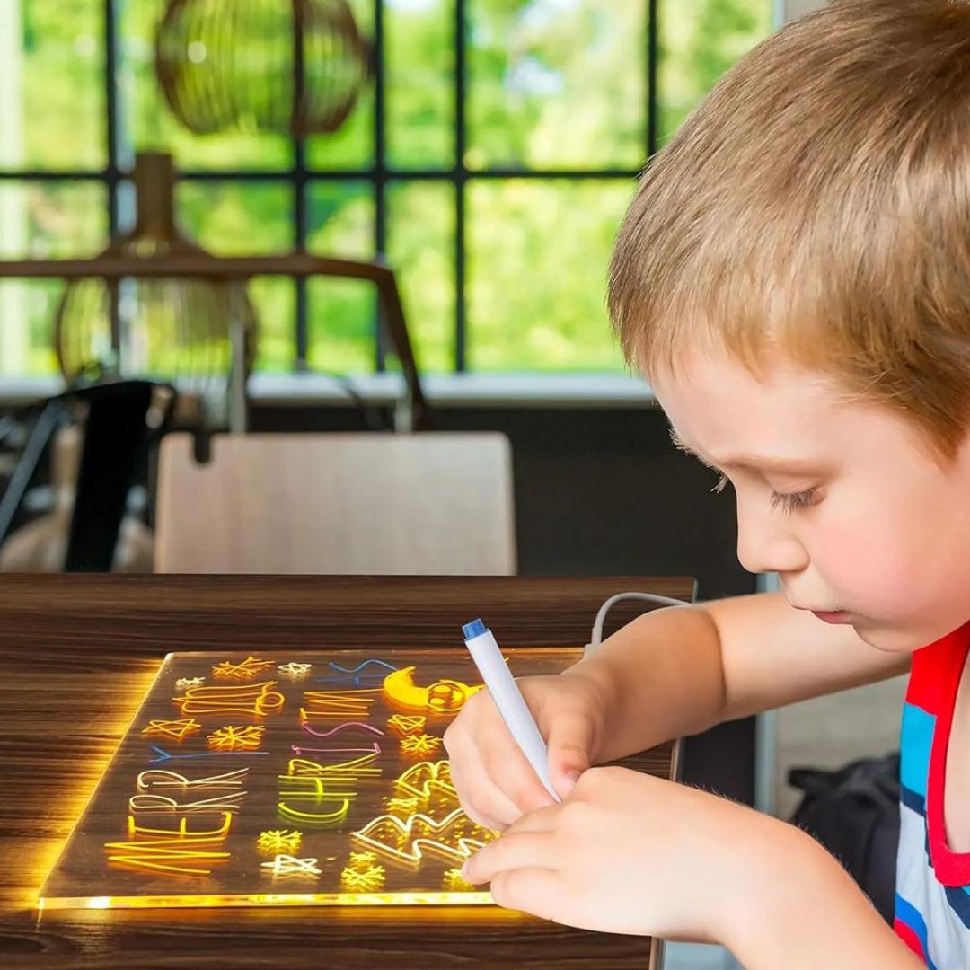 Tablica Led Do Rysowania | Tablica Dla Dzieci-Drawing Tablet-Polizatto